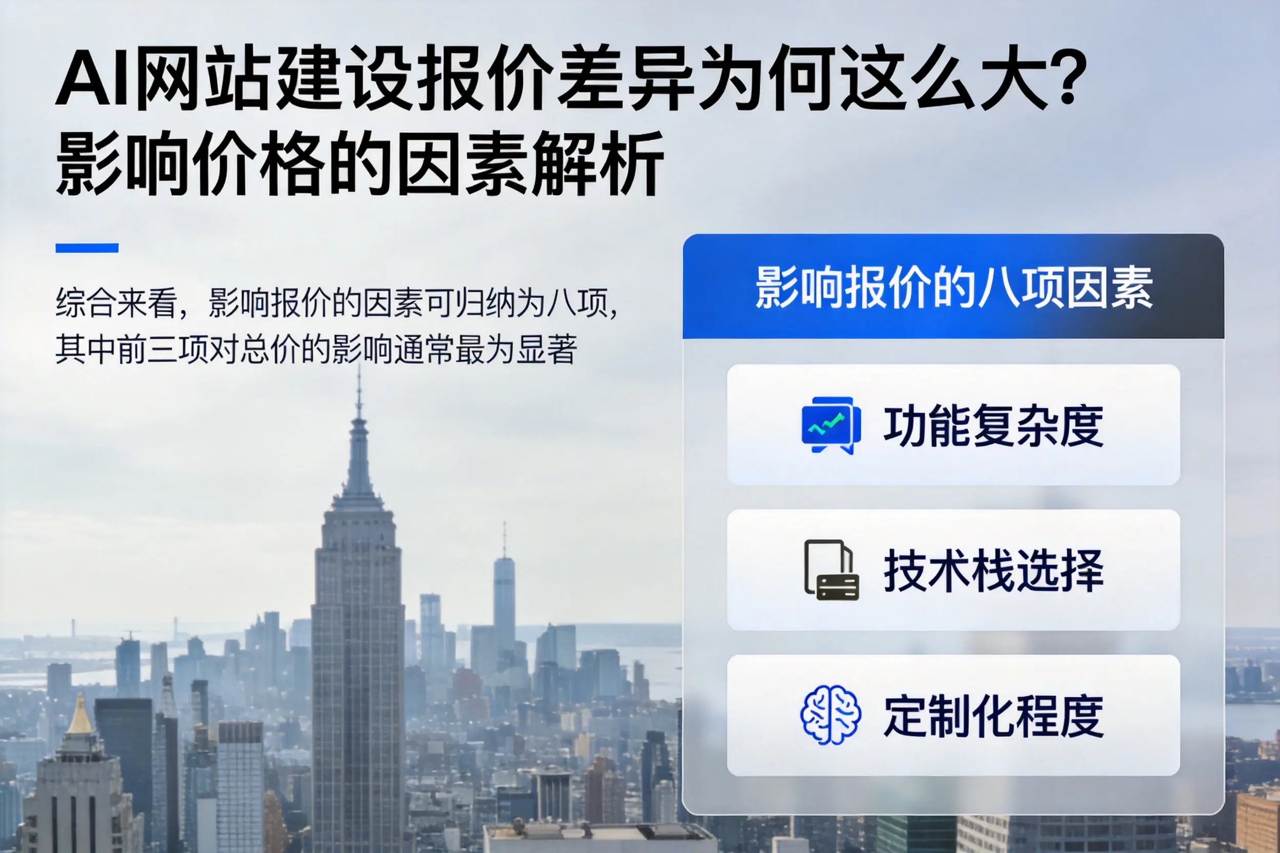 衡阳AI网站建设报价差异为何这么大?影响价格的因素解析