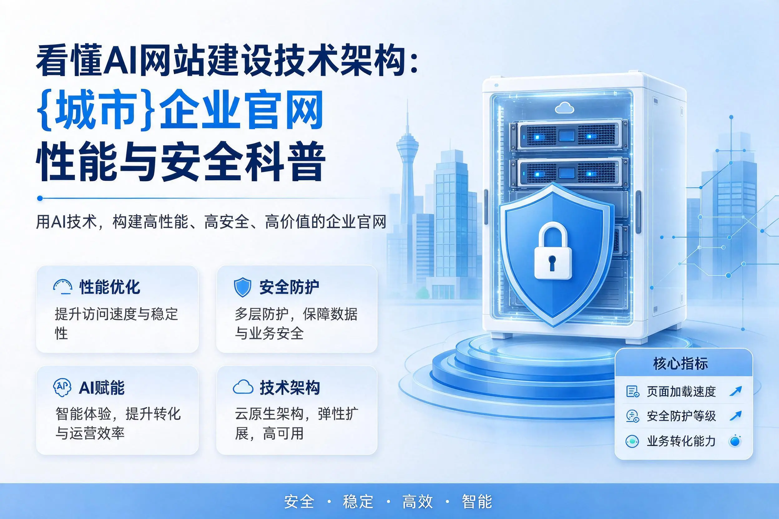 看懂AI网站建设技术架构：衡阳企业官网性能与安全科普